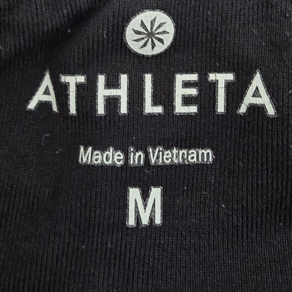 Athleta Black Women's Cropped Leggings Size M - Picture 2 of 4